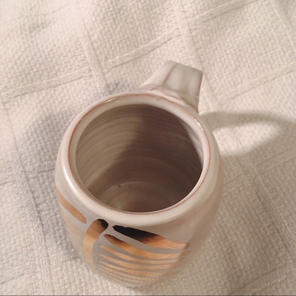 Gold leaf print bohemian mug - Picture 3 of 7